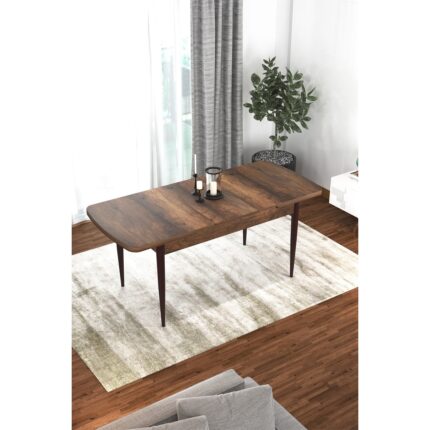 Canisa Concept Kor Serisi 70X114 Açılabilir Barok Mutfak Masası, Yemek Masası - Görsel 2