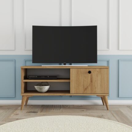 Mezza Retro Tv Ünitesi 90 Cm Sepet 1552 - Görsel 2