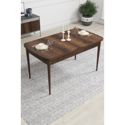 Canisa Concept Are Serisi, 80X132 Açılabilir Mdf Mutfak Masası, Yemek Masası