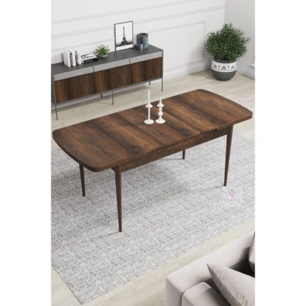 Canisa Concept Are Serisi, 80X132 Açılabilir Mdf Mutfak Masası, Yemek Masası - Görsel 2