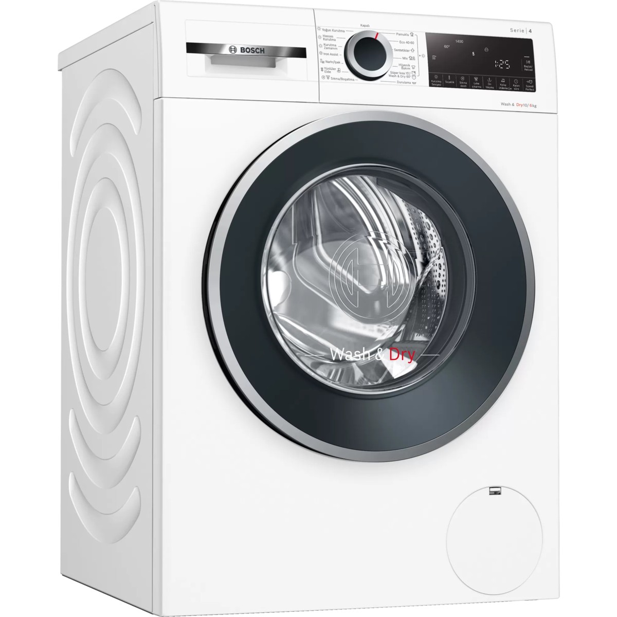 110000111917471.jpg Bosch WNA254X1TR 1400 Devir 10 kg Yıkama / 6 kg Kurutmalı Çamaşır Makinesi - Görsel 1