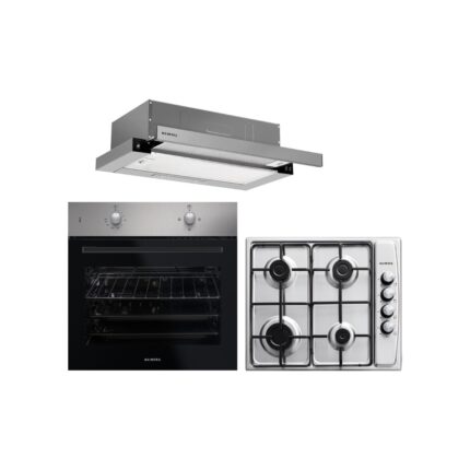 Kumtel  Inox  Aspiratörlü Ankastre Set