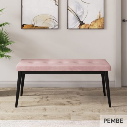 Canisa Concept Kar Serisi, Mdf 80X132 Açılabilir Masa Takımı, Siyah Mermer Desen Masa, 4 Sandalye 1 Bench - Görsel 4