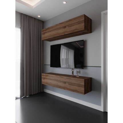Myniture Home & Living Duvara Monte Tv Sehpası Ceviz S6203-2