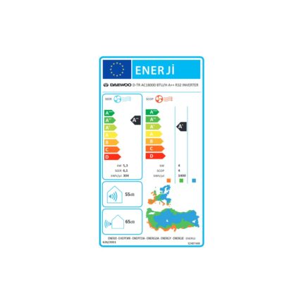 Daewoo D-Tr AC A++ 18000 BTU/h R32 Inverter Duvar Tipi Klima - Görsel 5