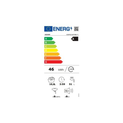 Hoover H3WPS2106TAB6-17 10 kg Wi-Fi Bağlantılı 1200 Devir Çamaşır Makinesi - Görsel 5