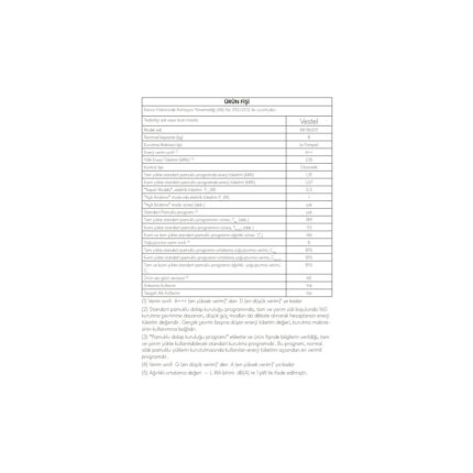Vestel  Km 86201 8 kg Kurutma Makinesi - Görsel 3