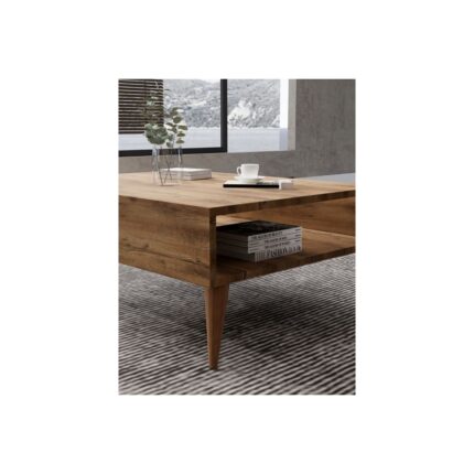 Regisan Orta Sehpa Masa Salon Sehpası Lüx Model 90X50X33 Atlantik Çam - Görsel 2