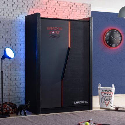 Setay Gardırop, Gamer 2 Kapaklı Ledli Dolap
