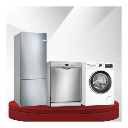 Bosch KGN55VIE0N-SMS26DI00T-WAN24200TR Beyaz Eşya Set