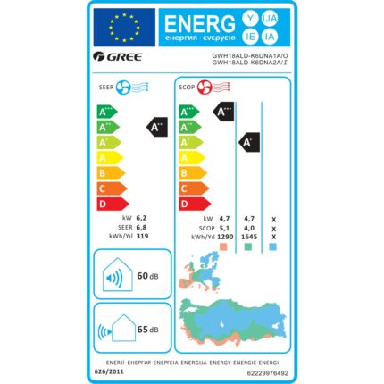 Gree Aphro A++ 18.000 BTU Duvar Tipi Inverter Klima (Montaj Dahil) - Görsel 3