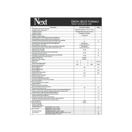 Next YE-43020GG4 43" 109 Ekran Uydu Alıcılı Full HD Smart Android TV - Görsel 5
