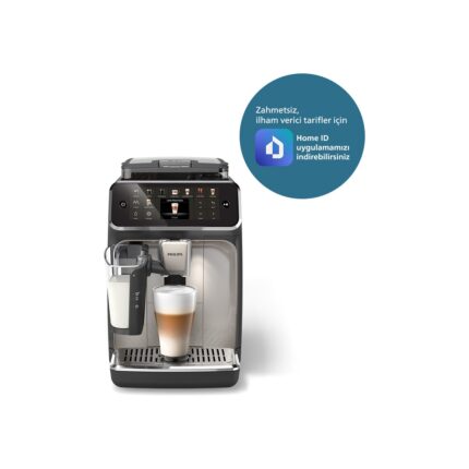 Philips EP5547/90 5500 Serisi LatteGo Tam Otomatik Espresso Makinesi 20 Sıcak ve Soğuk İçecek, QuickStart, SilentBrew, Dokunmatik Ekran,