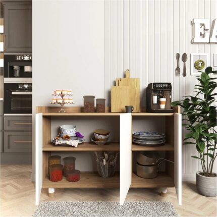 Cool Home Ala Kahve Köşesi, Çok Amaçlı Dolap Sepet -Beyaz - Görsel 2