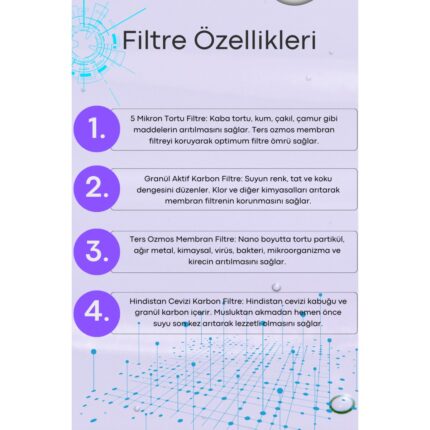 OXYGEN WATER Tezgah Üstü Arıtmalı Su Sebili - Sıcak Soğuk Ve Normal Su Çıkışlı Arıtmalı Sebil - Görsel 4