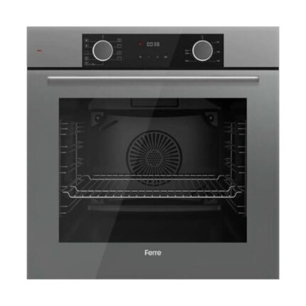 Ferre Fryart Gri Set (D082 Gri Davlumbaz -CS208 Gri Ocak- XE63CPR Fryart Gri Fırın) - Görsel 4