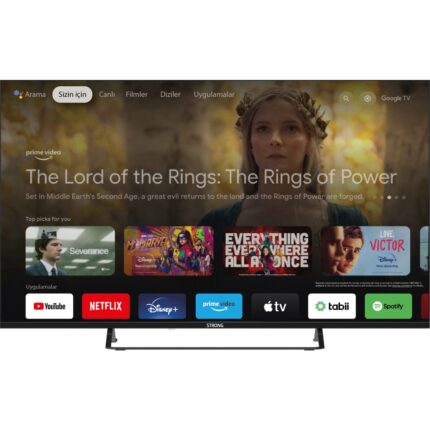Strong MT50EG8000F 50" 127 Ekran 4K Ultra HD Dahili Uydu Alıcılı Google TV - Ultra Ince Çerçeve - Görsel 2