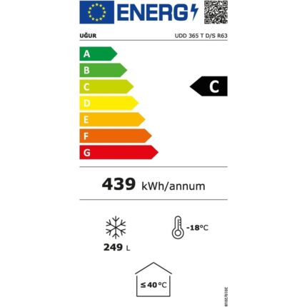 Uğur Udd 365 T D/s R63 C Enerji Sınıfı 249 Lt Sandık Tipi Derin Dondurucu - Görsel 3