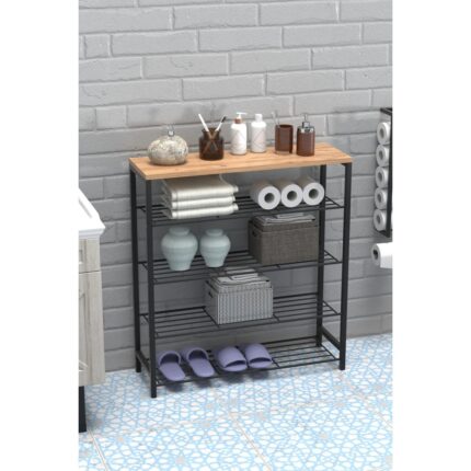 Retodesign 5 Katlı Ayakkabılık- Banyo Rafı -Çok Amaçlı Raf 1890 - Görsel 4
