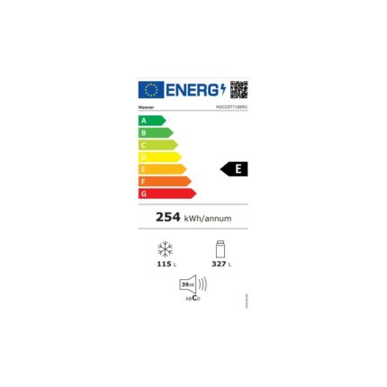 Hoover HOCG5T718EN1  E Enerji Sınıfı 442 Lt Wi-Fi Bağlantılı Kombi Tipi No Frost Buzdolabı - Görsel 3