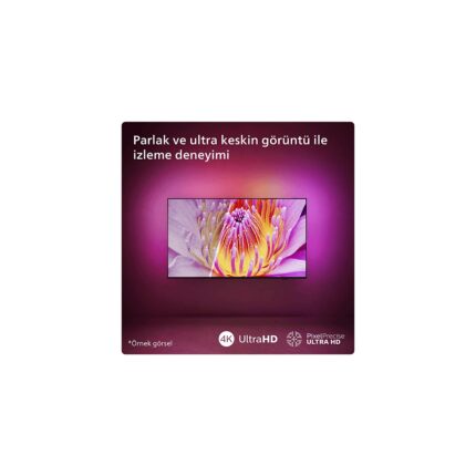 Philips 55PUS8609/62 55'' 139 Ekran Uydu Alıcılı 4K Ultra HD LED Dolby Atmos Titan Os Ambilight TV - Görsel 5