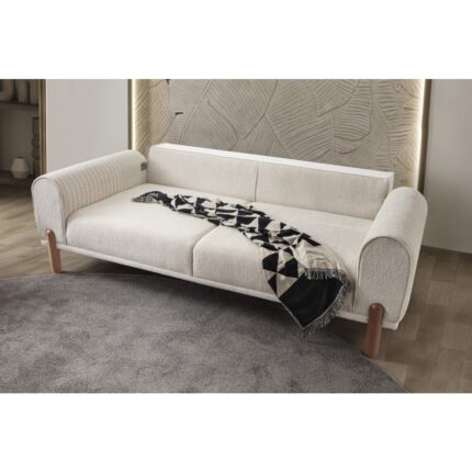 Edsy Home Armoni 3+3+1+1 Koltuk Takımı  Krem - Görsel 4