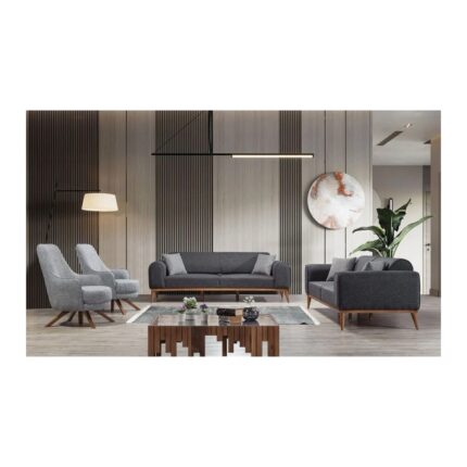 Edsy Home Rupon 3+3+1+1 Koltuk Takımı Antrasit