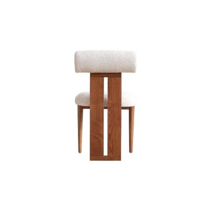 Gazzini Furniture Poofy Iskandinav Ahşap Bohem Sandalye - Görsel 3
