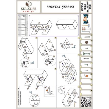 Kenz Life Kenzlife ankastre fırın dolabı bige byz mutfak - Görsel 5