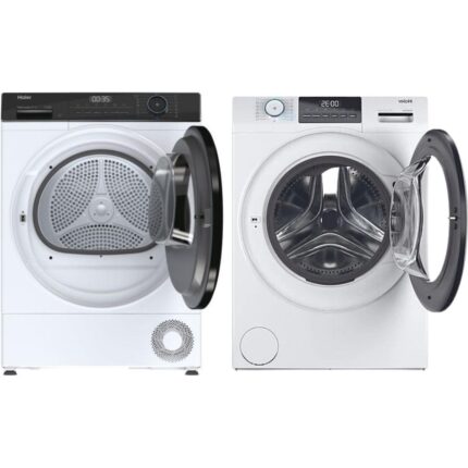Haier HW100-BP14929A-S Çamaşır MAKINESI-HD100-A2939E-TR 10 kg Wi-Fi Bağlantılı Isı Pompalı Kurutma Makinesi 10 kg - Görsel 2
