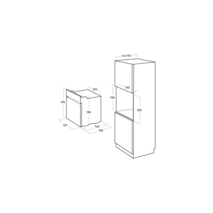 Termikel Ankastre Set (Bo O64D5C W + Bh P7144C W + Ch C6532C Ww) - Görsel 5