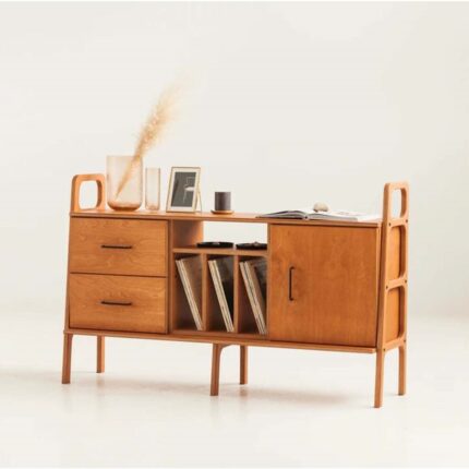Woodesk Brise Ahşap, Dolap ve Konsol, 140 x 90, Tik Renk, CPT4688-140