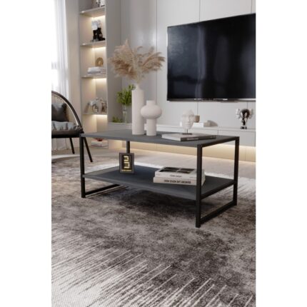 Barin Design Modern & Şık Orta Sehpa  Metal Çerçeve ile Dayanıklı Tasarım, Minimalist ve Fonksiyonel, Salon ,ofis - Görsel 3