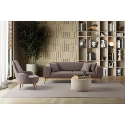 Edsy Home Rebull 3+1 Koltuk Takımı Kahverengi - Görsel 2