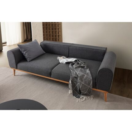 Edsy Home Rebul 3'lü Koltuk Antrasit - Görsel 3