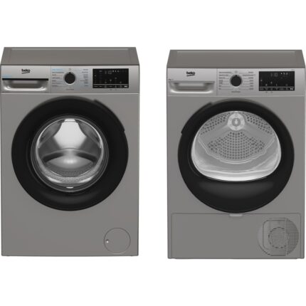 Beko Cmxd 9120 S Gri Çamaşır Makinesi + Kmx 90 S Gri Kurutma Makinesi