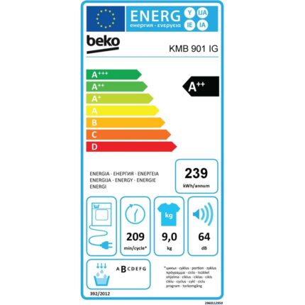 Beko KMB 901 IG 9 Kg Kurutma Makinesi - Görsel 4