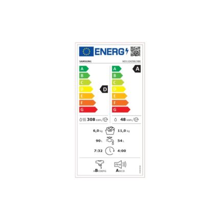 Samsung WD11DG5B15BEAH Kurutmalı Çamaşır Makinesi - Görsel 3