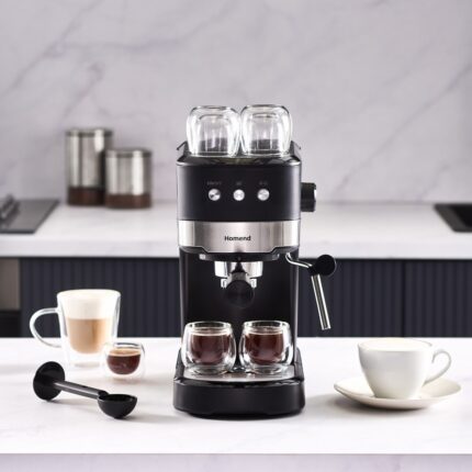 Homend Coffeebreak 5011H Süt Köpürtücülü, 15 Bar Basınçlı Espresso Makinesi 1100W 1,2L