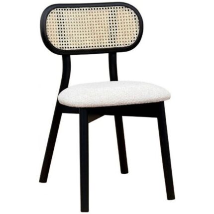 Gazzini Furniture Orpheus Bambu Hasırlı Ahşap Sandalye