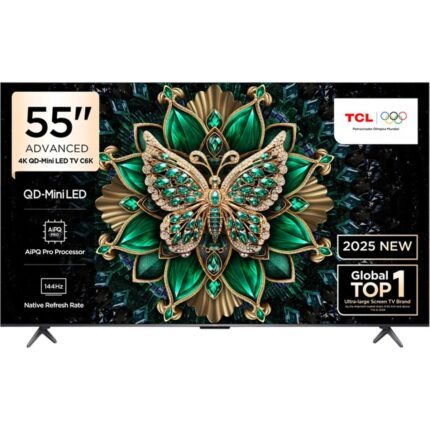 TCL 55C6K 55'' 139 Ekran Uydu Alıcılı 4K Ultra HD MiniLED Google TV