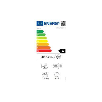 Hoover Ndp C10Tcberx-S 10 Kg Wi-Fi  Bağlantılı Kurutma Makinesi - Görsel 2