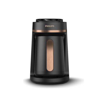 Philips HDA150/60 5000 Serisi Türk Kahvesi Makinesi, Közde Türk Kahvesi Pişirme Fonksiyonu, Kullanımı Kolay Dokunmatik Tuşlar Siyah & Bakır,