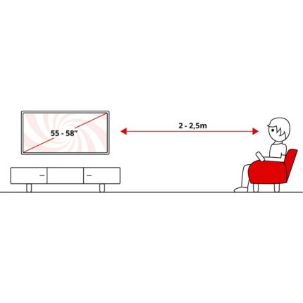 TCL 55P8K 55'' 139 Ekran Uydu Alıcılı 4K Ultra HD QLED Google TV - Görsel 4