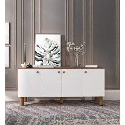 Işık Çok Amaçlı Bohem Konsol, Bohem Salon Mobilyası - Tamamı Mdf - Görsel 4