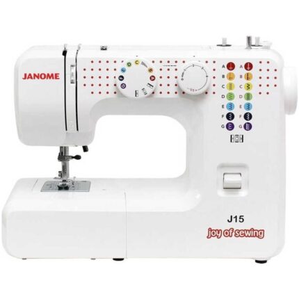 Janome J15 Manuel Dikiş ve Nakış Makinesi – 13 Desen, İlik Açma, Zigzag, Esnek Dikiş ve Dahili Aydınlatma