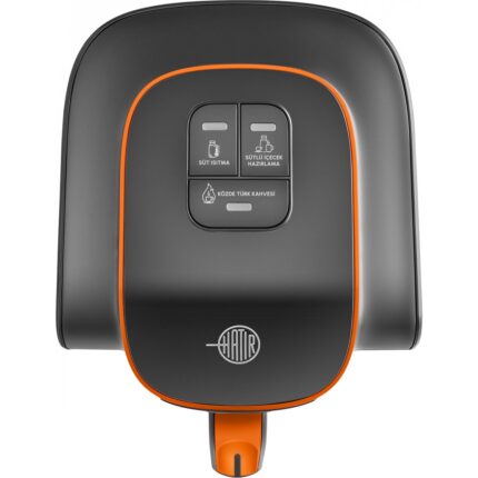 Karaca Hatır Neo-S Sütlü Türk Kahve Makinesi 5 Fincan Kapasiteli Tangerine - Görsel 3