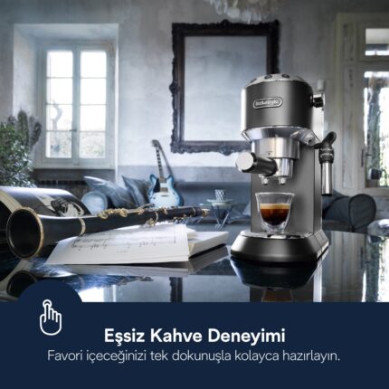 DeLonghi Dedica Manuel Espresso Makinesi EC 685.BK - Görsel 2