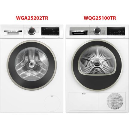 Bosch WGA25202TR - WQG25100TR 10 kg Çamaşır Kurutma Makinesi 2'li Set