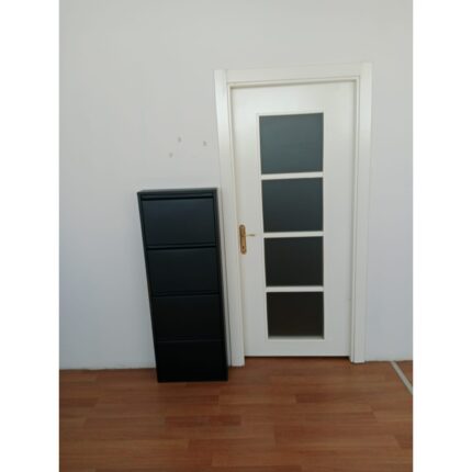 Ace 4'lü (Kapaklı) Metal Ayakkabılık Antrasit